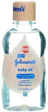 Johnson's Baby Oil 3 oz ( Pack of 4)