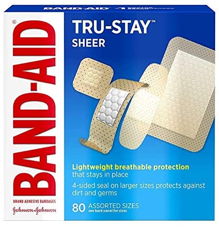 BAND-AID Sheer Strips Assorted 80 Each (Pack of 2)