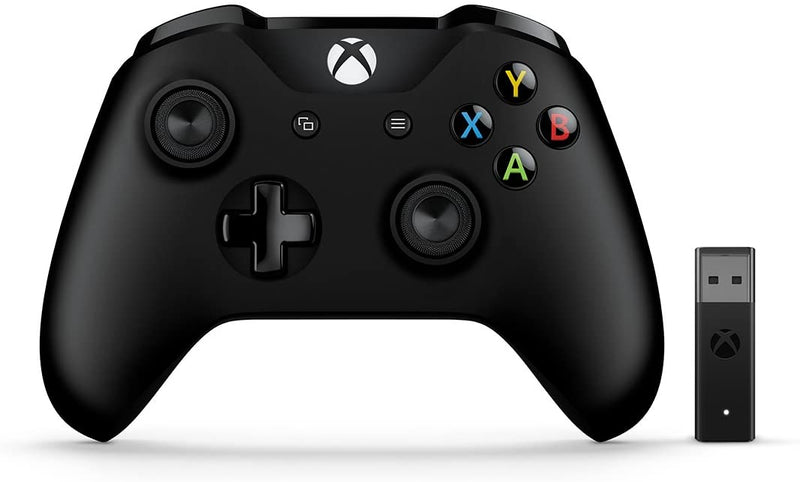 Microsoft XBOX Wireless Controller With Wireless USB Adapter For Windows 10