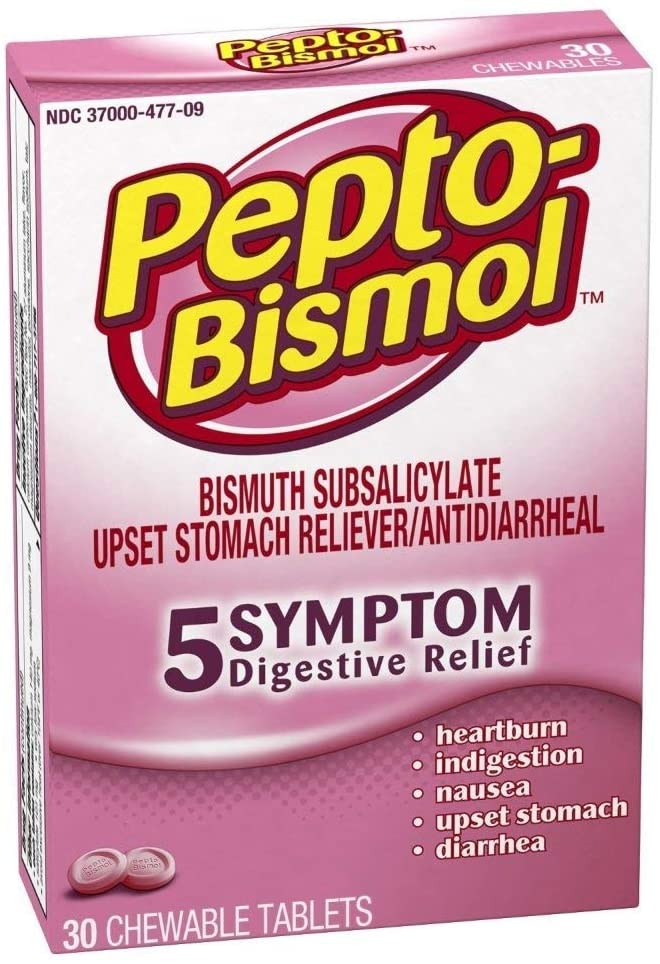 Pepto-Bismol Chewable Tablets Original 30 ea