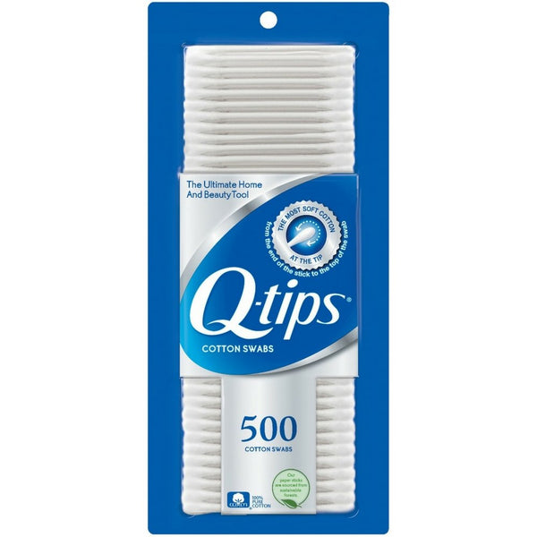 Q-tips Cotton Swabs, 500 ct (pack of 4)