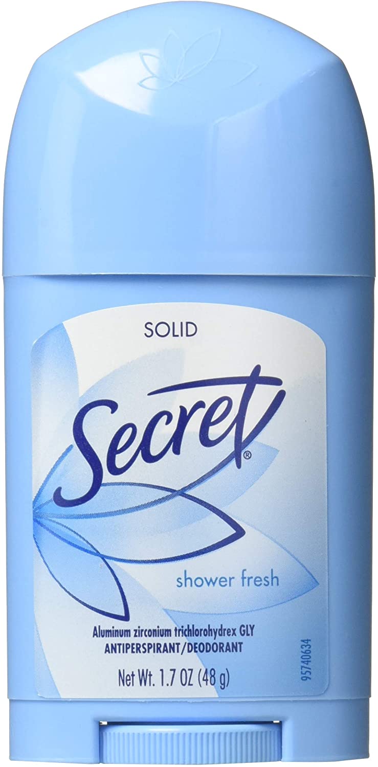 Secret Solid Antiperspirant Deodorant Shower Fresh 1.7 oz (6-Pack)