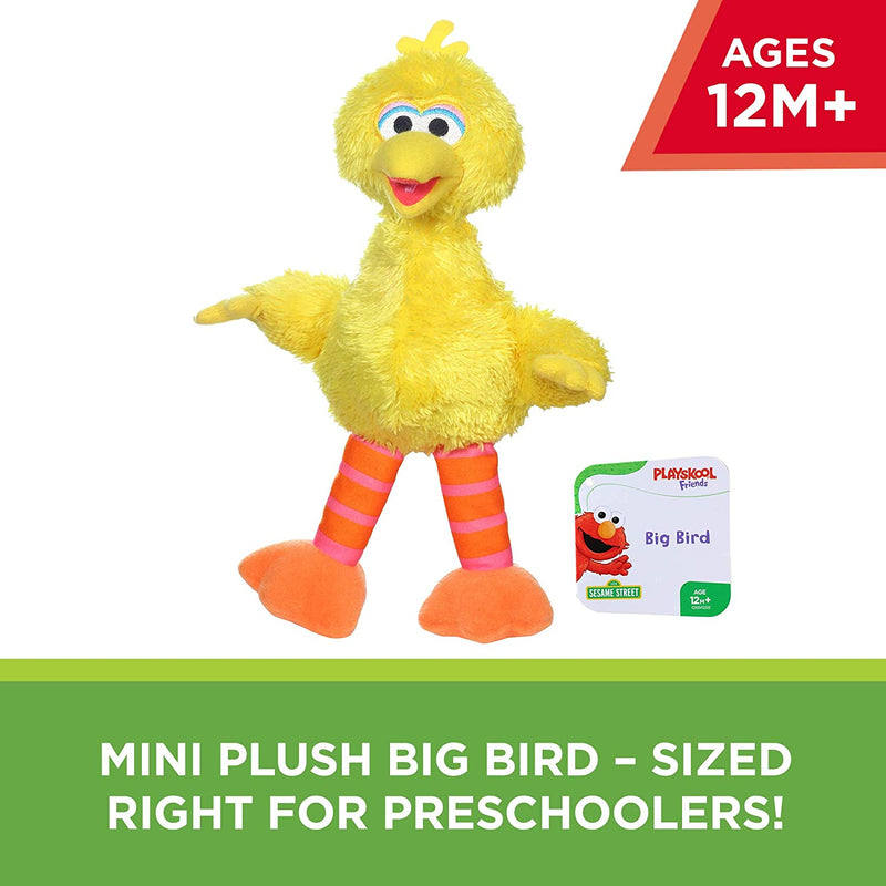 Sesame Street Mini Plush Big Bird Doll: 10-inch Big Bird Toy for Toddlers and Preschoolers