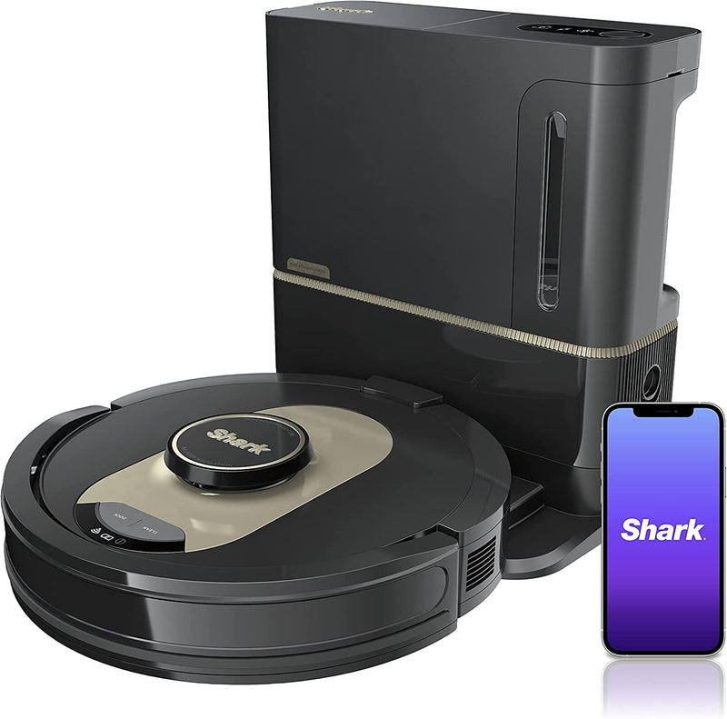 Shark AV2501AE AI Robot Vacuum with XL HEPA Self-Empty Base, Bagless, 60-Day Capacity