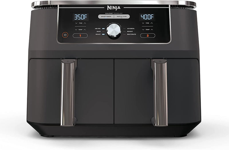 Ninja DZ401 Foodi 10 Quart 6-in-1 DualZone XL 2-Basket Air Fryer with 2 Independent Frying Baskets