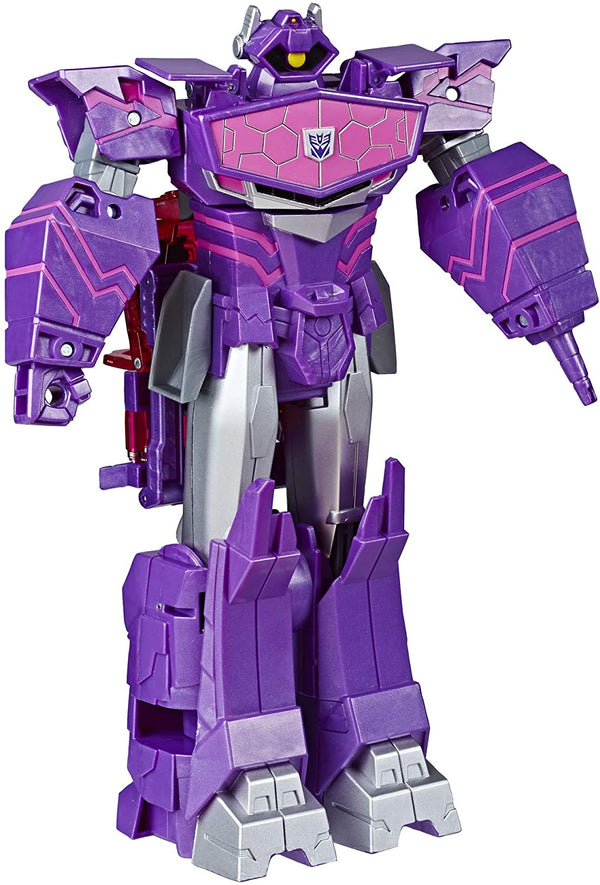 Transformers Toys Cyberverse Ultimate Class Shockwave Action Figure - Combines with Energon Armor to Power Up