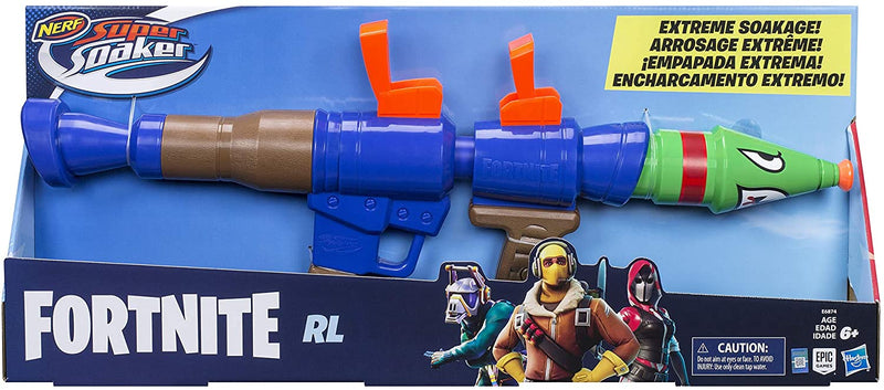 Fortnite RL Nerf Super Soaker Water Blaster Toy 6.7 Fluid Ounce Capacity