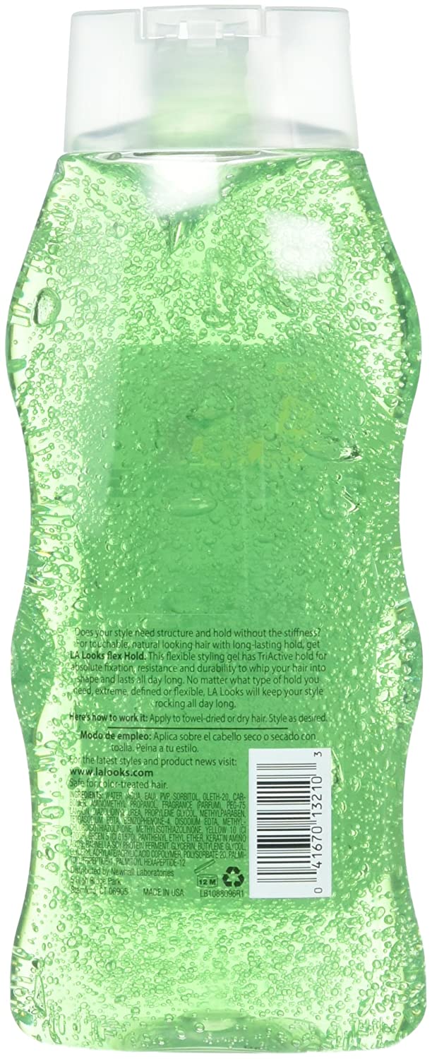 La Looks Gel #8 Flex-Hold 20 Ounce (Green) (591ml) (2 Pack)