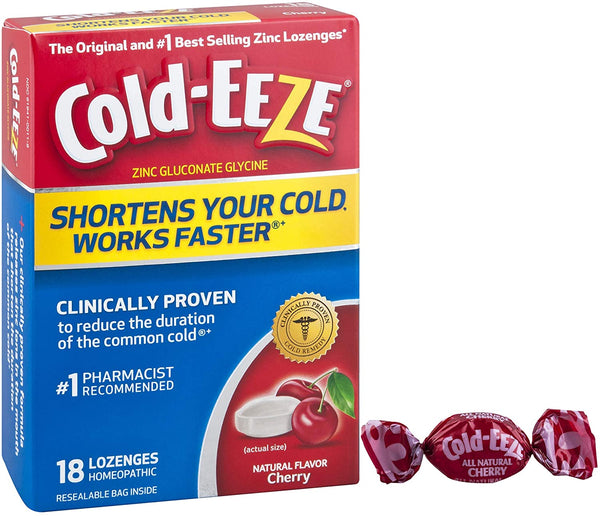 Cold-EEZE Cold Remedy Lozenges Cherry, 18 Count