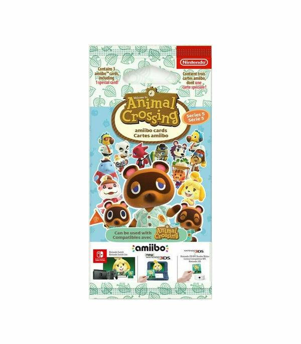 PRE-ORDER Nintendo Animal Crossing Amiibo Cards Series 5