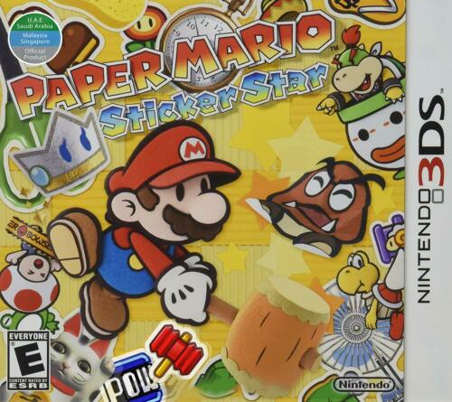 Paper Mario Sticker Star / Nintendo 3DS / World Edition.